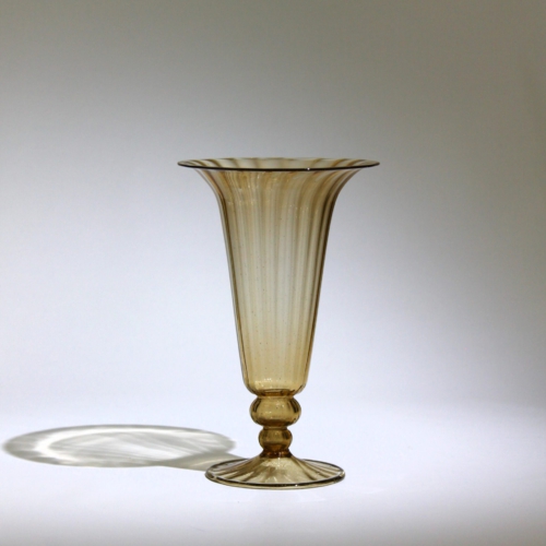 <em><b>Napoleone Martinuzzi</b><br />Soffiato Vase<br />Italy 1928</em> napoleone martinuzzi cappellin venini murano glass vase 1928