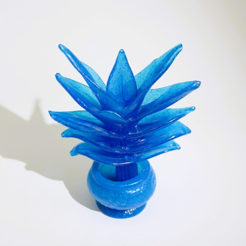 <em><b>Napoleone Martinuzzi</b><br />Plant "Pianta grassa"<br />Italy 1930</em> napoleone martinuzzi venini murano glass sculpture pianta grassa 1930