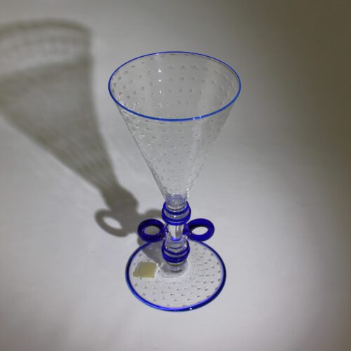 <em><b>Umberto Bellotto</b><br />Vase "Trasparente"<br />Italy 1927</em> umberto bellotto murano glass vase for vetreria artistica barovier goblet form 1927