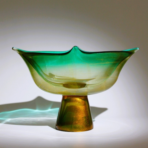 <em><b>Archimede Seguso</b><br>Centerpiece<br />Italy 1950</em> archimede seguso murano glass monumental unique centerpiece 1950