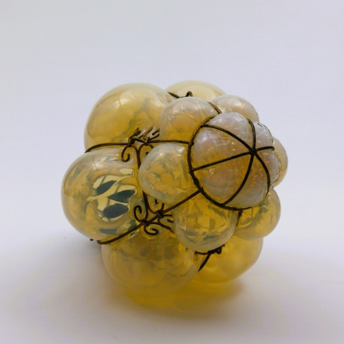 artistica soffieria e vetreria-barovier seguso ferro murano opal glass hanging lamp 1935