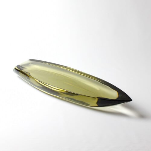 <em><b>Flavio Poli</b><br>tall Boat<br>Italy 1955</em> flavio poli murano glass boat for maurizio albarelli seguso vetri d arte 1965