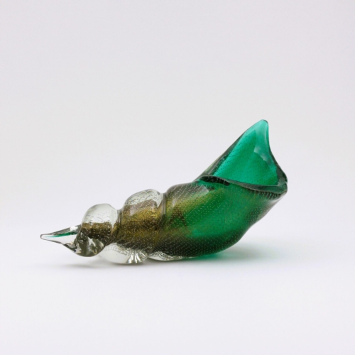 flavio poli, murano glass shell, a bullicante, for seguso vetri d arte, 1937