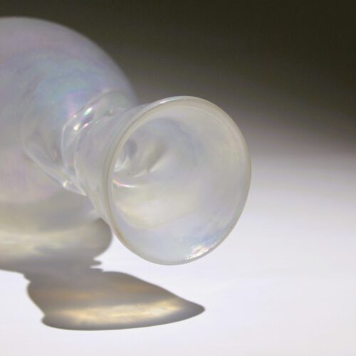 franz prati murano glass vase bonbon by pauly e c cvm venezia 1996