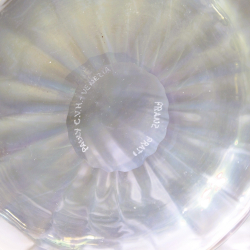 franz prati murano glass vase paestum by pauly e c cvm venezia 1995