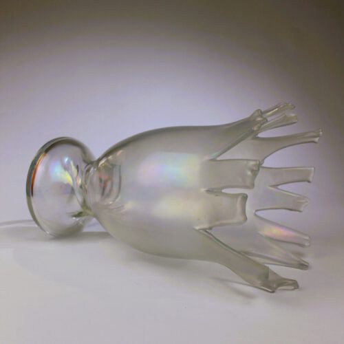 franz prati murano glass vase sospiro by pauly e c cvm venezia 1998