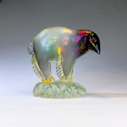 murano glass sculpture polar bear by-barovier seguso ferro 1935