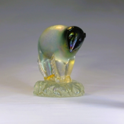 murano glass sculpture polar bear by-barovier seguso ferro 1935