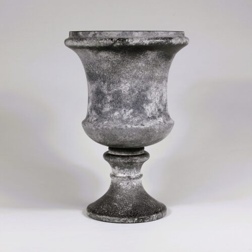 <em><b>Seguso Vetri d’Arte</b><br /> Scavo Vase<br />Italy 1970</em> seguso vetri d arte murano glass large crater vase scavo 1970