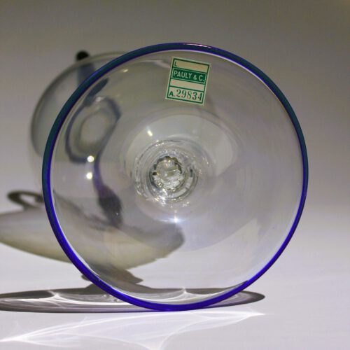 venini vsm murano glass vase veronese handles 1925