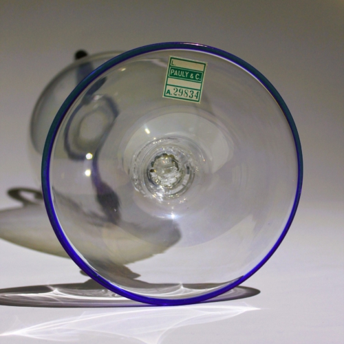 venini vsm murano glass vase veronese handles 1925