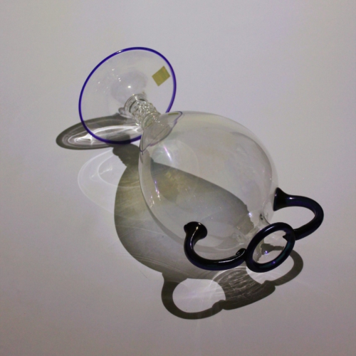 venini vsm murano glass vase veronese handles 1925