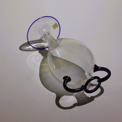 venini vsm murano glass vase veronese handles 1925