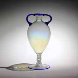 venini murano glass vase veronese with two handles 1925