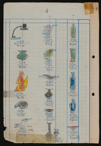 Flavio Poli rare sculpture “Red Squirrel” c. 1950. drawing seguso vetri d arte archive catalogue 1964–1973 models 13651-15144 fondazione giorgio cini Flavio Poli rare sculpture “Red Squirrel” c. 1950. drawing seguso vetri d arte archive catalogue 1964–1973 models 13651-15144 fondazione giorgio cini