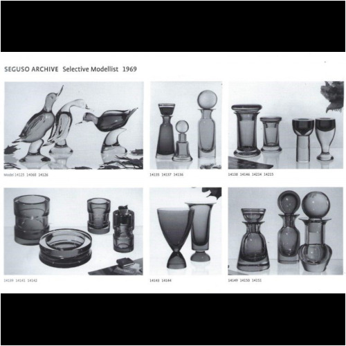 seguso vetri d arte archive catalogue 1964–1973 seguso vetri d arte archive catalogue 1964–1973