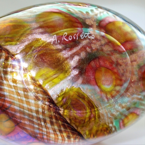 <em>Amedeo Rossetto<br />Mosaico Vase<br />Italy 2008</em> Amedeo Rossetto, Murrine Glass Vase "Mosaico" Murano ca. 2008