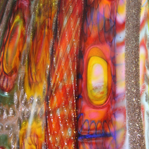 <em><b>Amedeo Rossetto</b><br />Mosaico Vase<br />Italy 2008</em> Amedeo Rossetto, Murrine Glass Vase "Mosaico" Murano ca. 2008