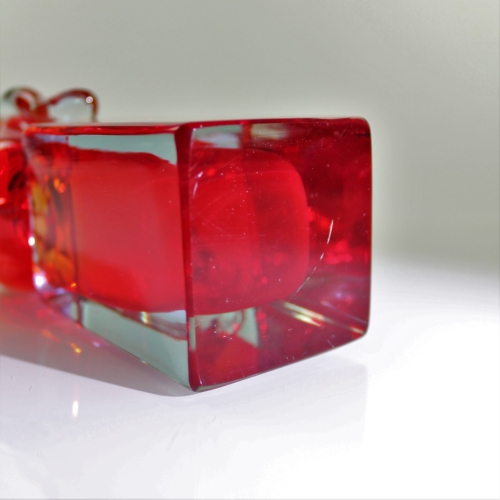 <em><b>Ermanno Nason</b><br />Red Monkey<br />Italy 1965</em> Ermanno Nason, Glass "Red Monkey" Sculpture Murano c. 1965