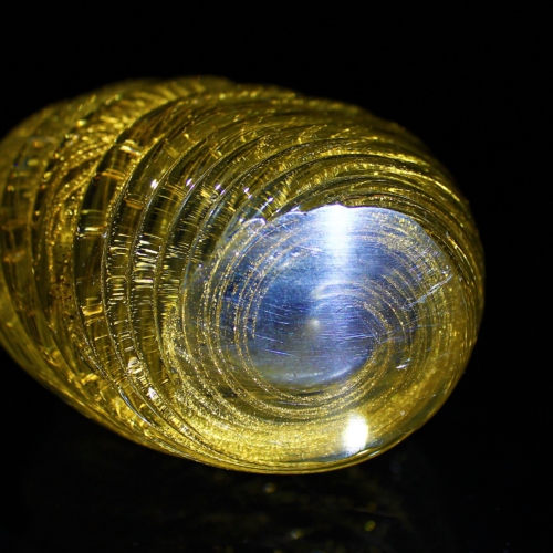 <em><b>Flavio Poli</b><br />Vase "Incrociato Oro"<br />Italy 1958</em>