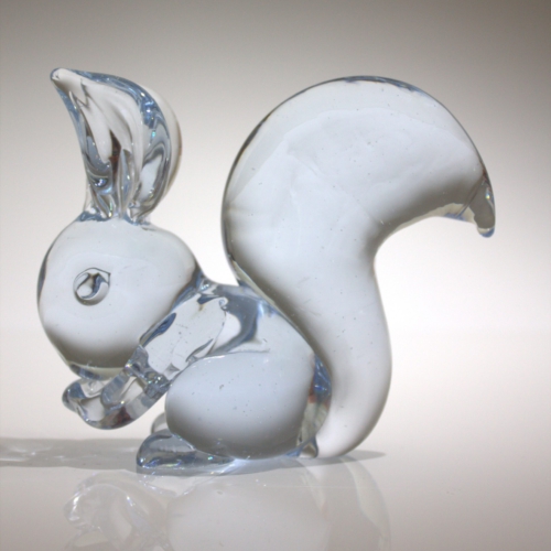 <em><b>Flavio Poli</b><br />Squirrel<br />Italy 1939/40</em> flavio poli, archimede seguso, murano glass squirrel, seguso vertri d'arte