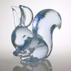 flavio poli, archimede seguso, murano glass squirrel, seguso vertri d'arte