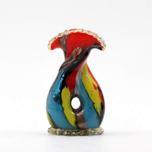 <em><b>Dino Martens</b><br />Oriente Vase<br />Italy 1952</em> dino martens, murano glass vase, oriente, areliano toso, 1952